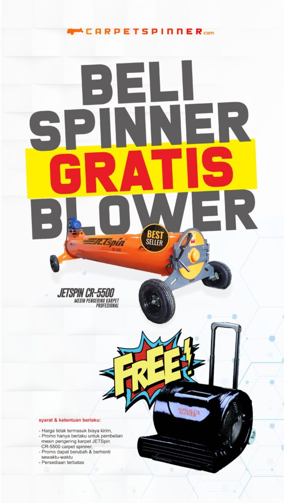 Promo Spesial Beli Spinner Gratis Blower - carpetspinner.com